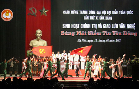 Nhiều hoạt động chào mừng thành công Đại hội Đảng lần thứ XI